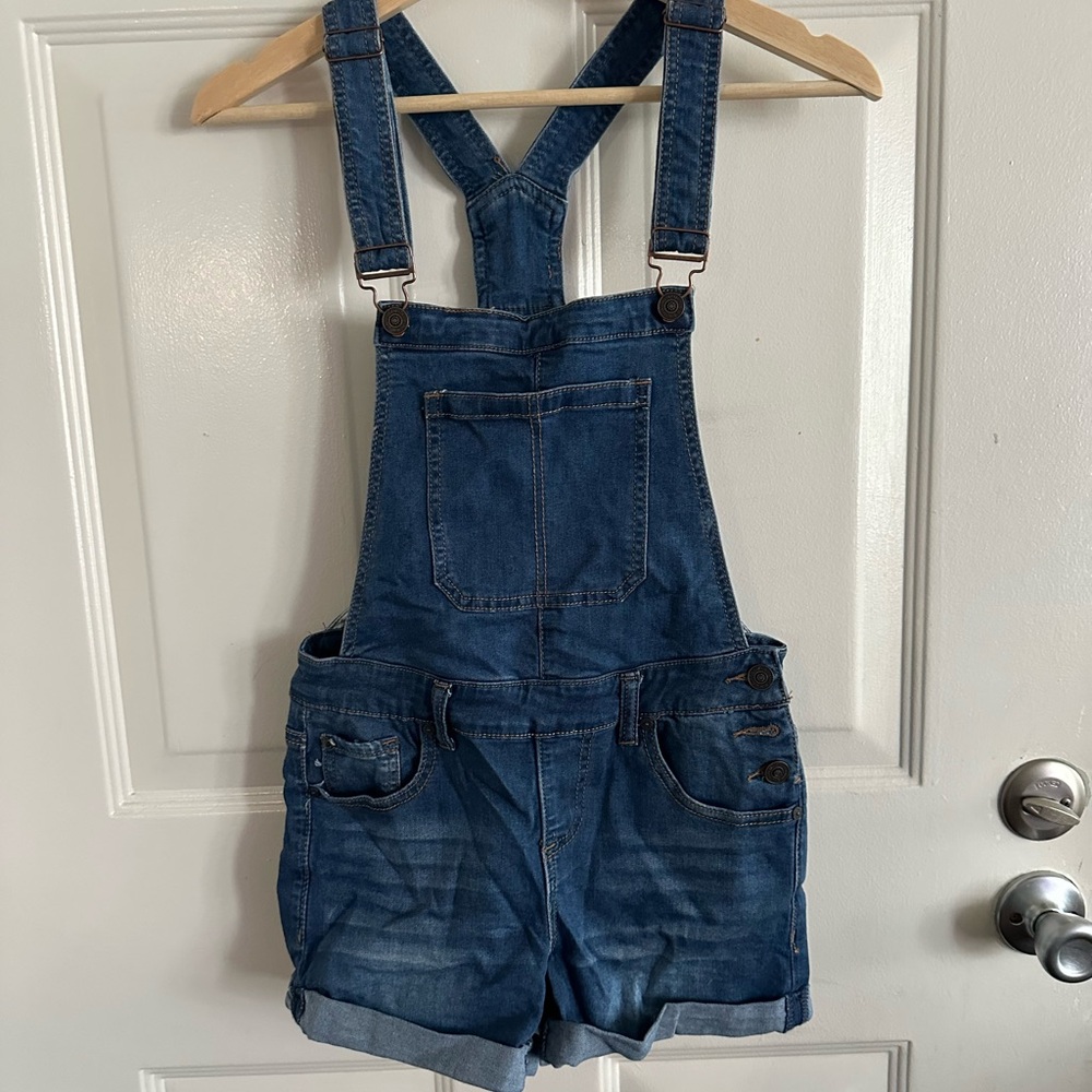 Lulu's Blue Denim Women Shorts
